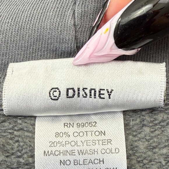 Disney D23 Expo 2011 1st Year Expo Logo Zippered Hoodie Unisex L Gray - Picture 8 of 10